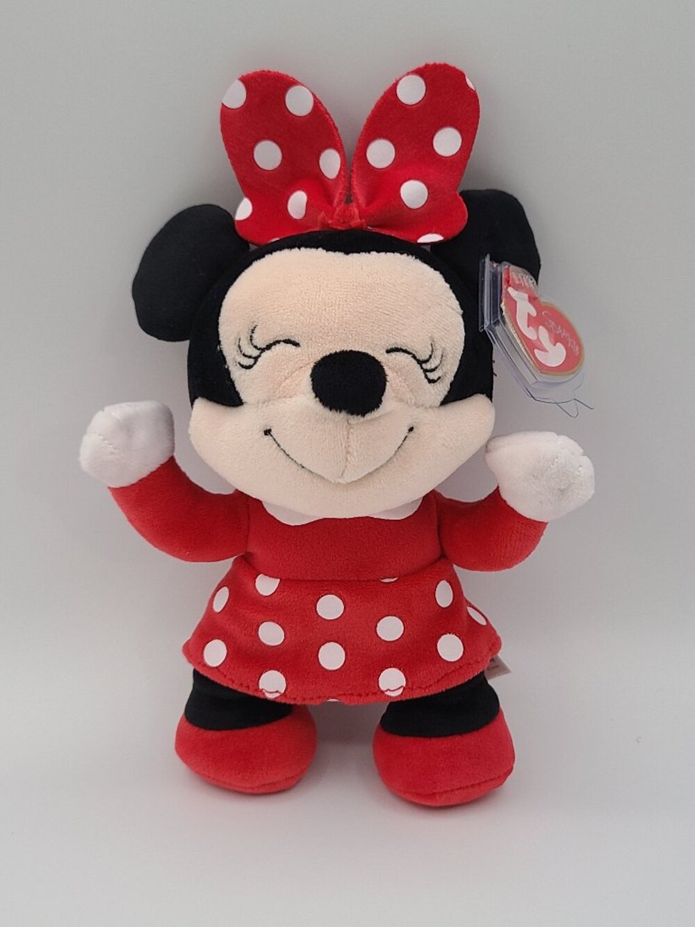 TY Minnie Mouse Sparkle Disney Beanie Baby Small